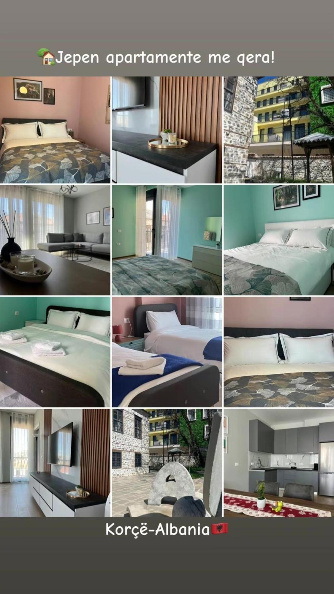 Alma Rose Apartment Korce Esterno foto